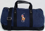 A Ralph Lauren suitcase, similar to the one where Angela was found.