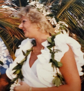 Green on her honeymoon, months before her death