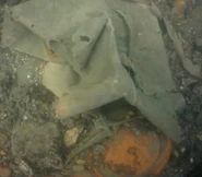 Duffle bag recovered from the initial dump site