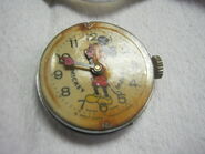Front of Micky Mouse watch