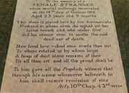 Female Stranger, 1816, Virginia NATURAL