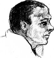 Sketch of man reportedly seen with the child