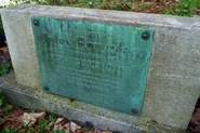 The original grave of The Leatherman in Sparta Cemetery in Ossining, New York.