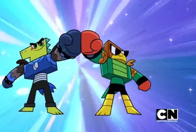 Unikitty et méchant flic