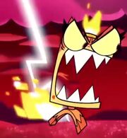 Unikitty as Angry Kitty in the .