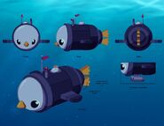 Penguin Sub by Laisay Bond