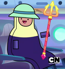 Airplane Nun with Trident