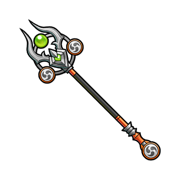 Gear-Thunder God Staff Render