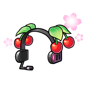 Gear--B- Sakura Miku Headphones Render