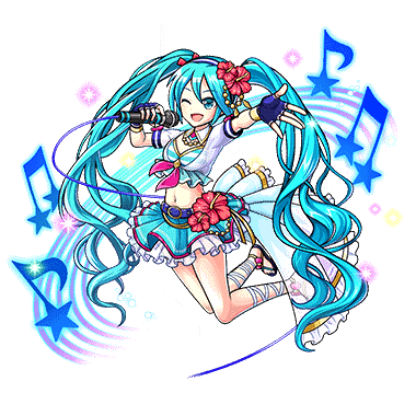 SV] Hatsune Miku Summer '18 (Gear) | Unison League Wiki | Fandom