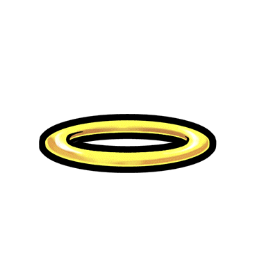 Vector illustration of golden halo angel ring Stock Vector | Adobe Stock