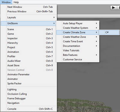 Creating AClimateZone