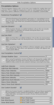 PrecipitationOptions