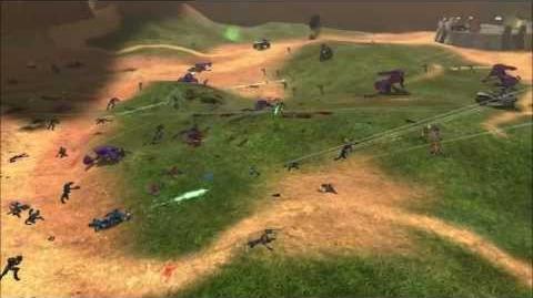 Halo Combat Evolved - Marines Vs Covenant on Blood Gulch