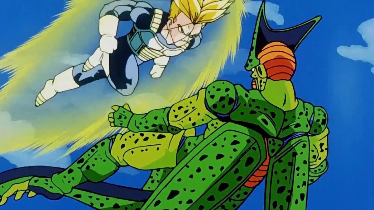 Future Trunks (Base/Super Saiyan) vs. Future Cell (Imperfect