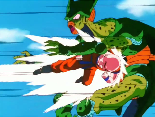 Krillin vs. Cell (Imperfect Form) | Universal Dragon Ball Wiki | Fandom