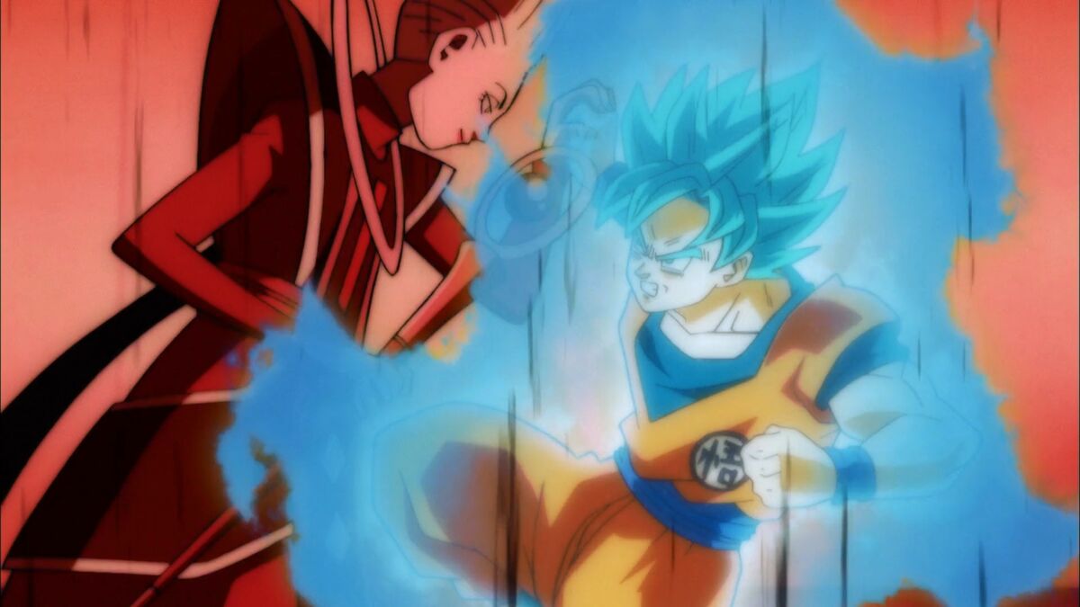 super saiyan god vegito vs whis