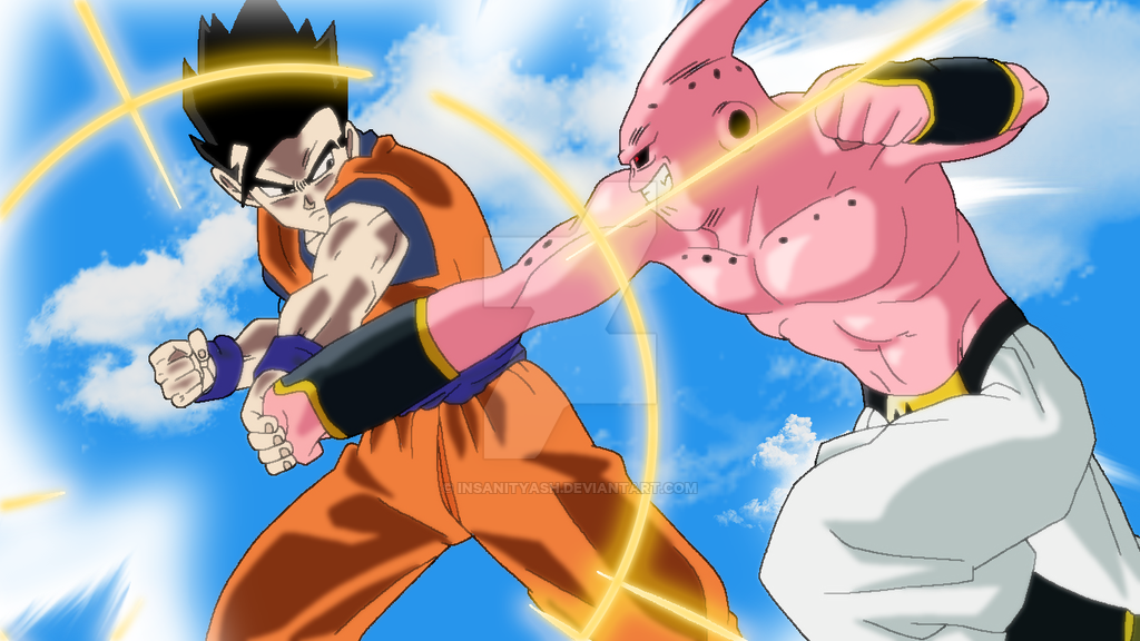 Majin Boo Vs Gohan #Animacion Loca/ dragon ball z #parte 1