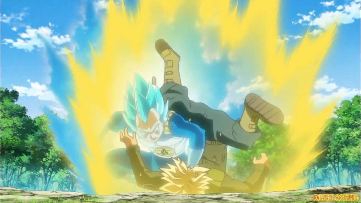 Future Trunks (Super Saiyan 2/Super Saiyan Third Grade) vs. Vegeta