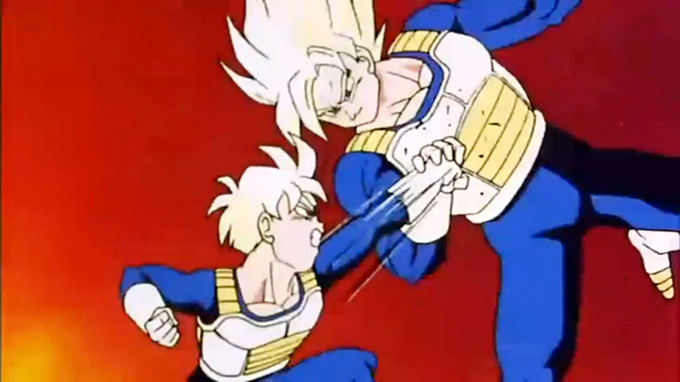 goku vs his dad