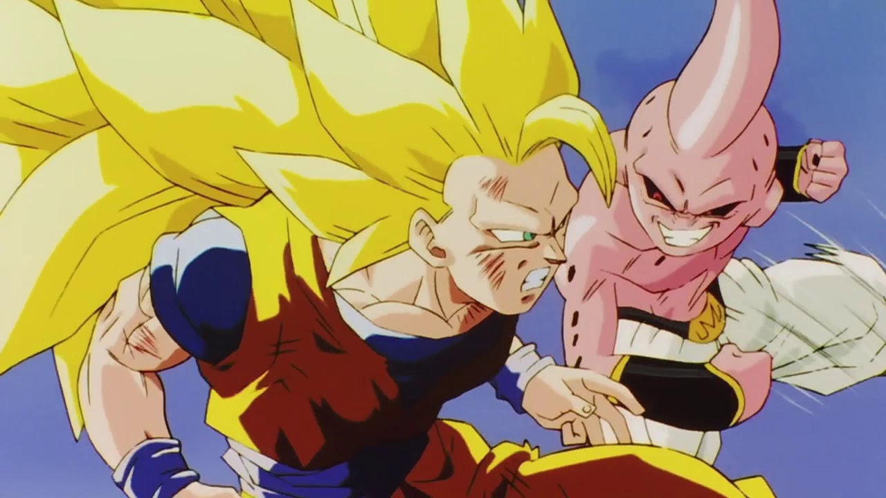 Goku (Base/Super Saiyan 3) vs. Kid Buu | Universal Dragon Ball Wiki | Fandom