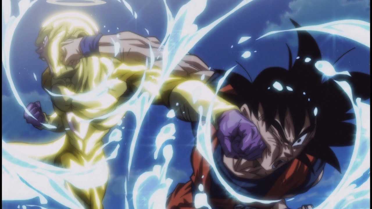 Dragon Ball Super Golden Frieza Vs Goku Super Sayajin Blue