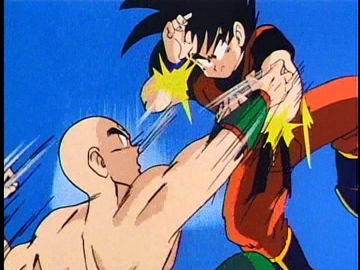Goku vs. Tien Shinhan: Rematch.