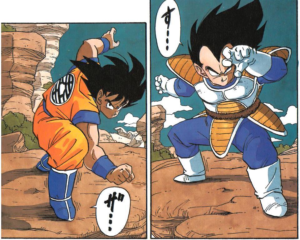 What if goku and vegeta rematch on the kamehameha vs galick gun on