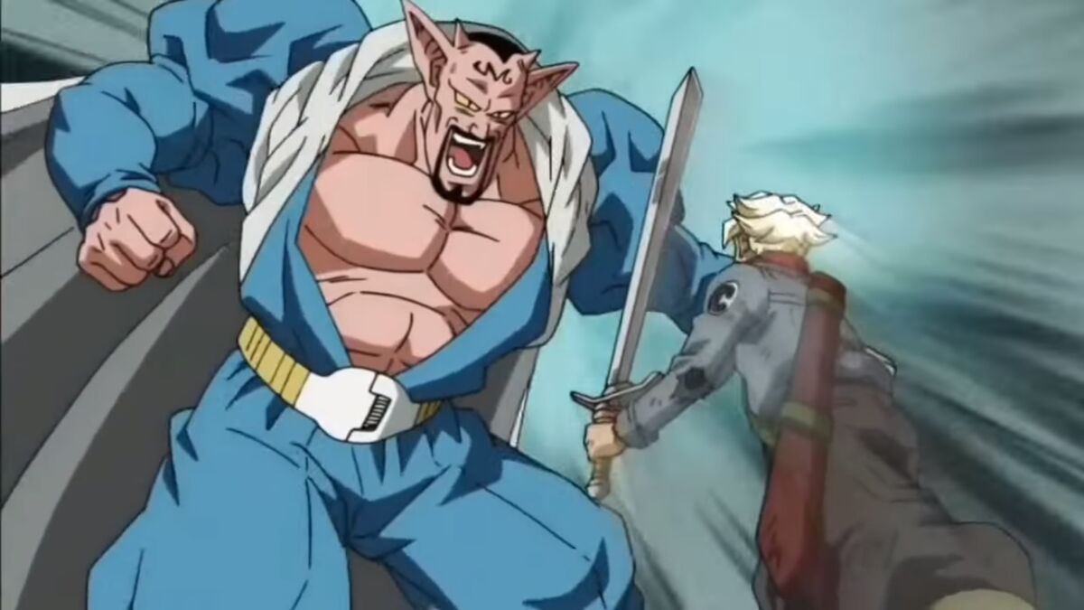 Future Trunks (Super Saiyan) vs. Future Dabura (flashback) Universal