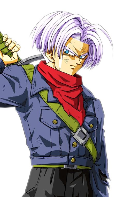 I just edited this: DBS Future Trunks with his lavender hair