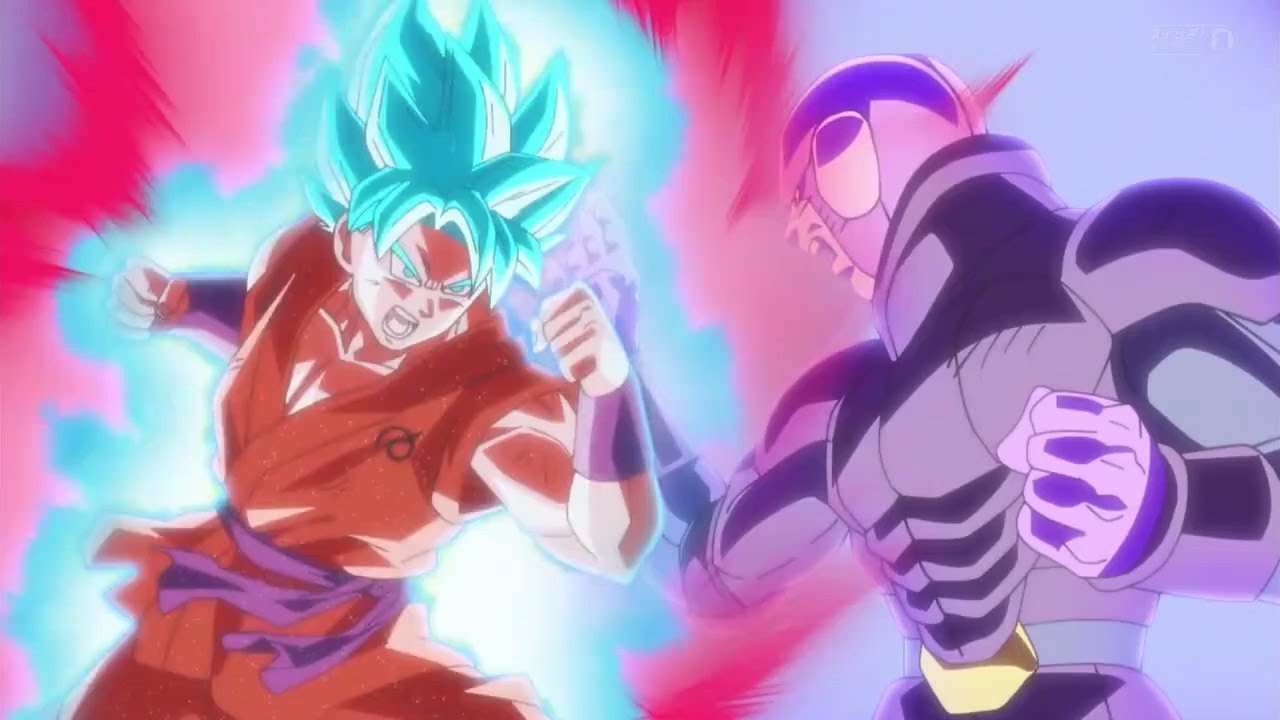 Vegeta SSJ Blue (Post-Rosat) & Goku SSJ Blue (Kaio-Kenx10) vs Hit