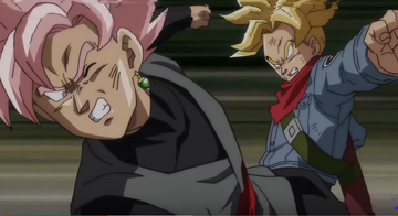 Dragonball Super: Super Saiyan Rage Trunks vs Goku Black & Zamasu