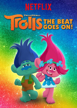 Trolls the beat goes on poster