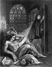 Frontispiece to Frankenstein 1831