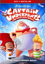 Captain underpants movie dvd cover