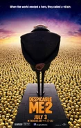 10,400 Minions shown on the Despicable Me 2 poster.
