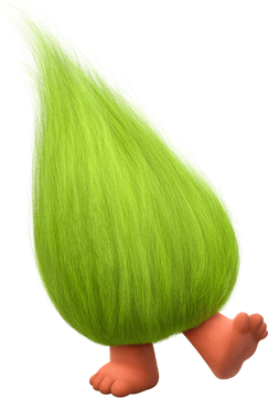 Fuzzbert trolls toy top