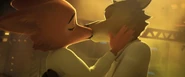 Wolf and Diane romantically kiss again, officially becoming a couple.