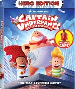 Captain underpants movie blu ray cover