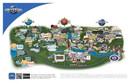 Universal Orlando Resort map image