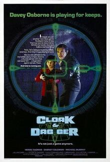 Cloak & Dagger (1984 film) poster