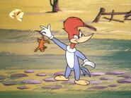 Woody Woodpecker with Newt
