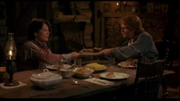 Marty having supper with Seamus and Maggie.