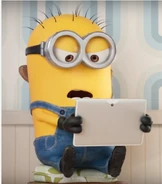 Brian in the Minions Cinema ad.
