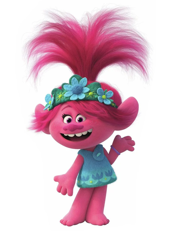 Trolls - Poppy the beautiful and happy princess Troll