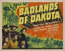 Badlands of Dakota poster