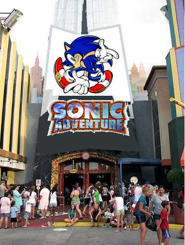 Sonic Adventure attraction Universal Studios Theme Park Fanon