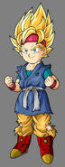 Goku Jr SSJ by SilverAngels07