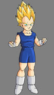 Vegeta Jr SSJ by SilverAngels07