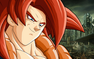 Gogeta SSJ4 Wastelands by drozdoo